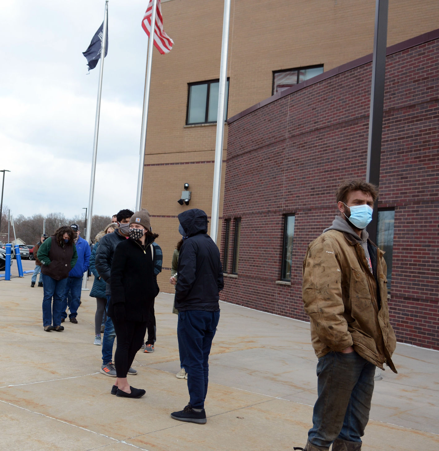 Baraboo community vaccination clinic, March 31